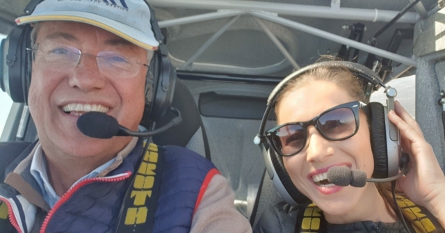 Desfrute de um voo de avião 