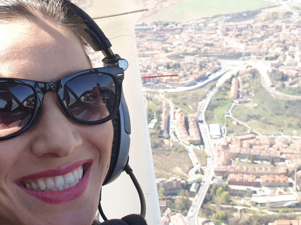 Vôo sobre o muro de Ávila 