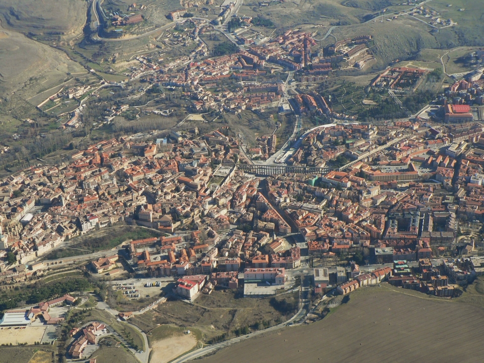Segovia desde el aire
