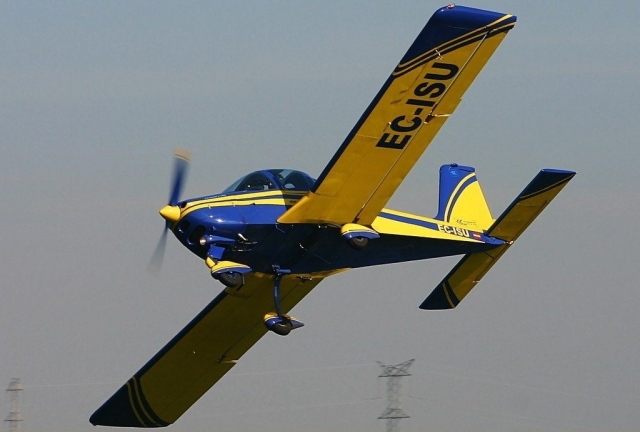 Veduta dell'aereo durante il volo 
