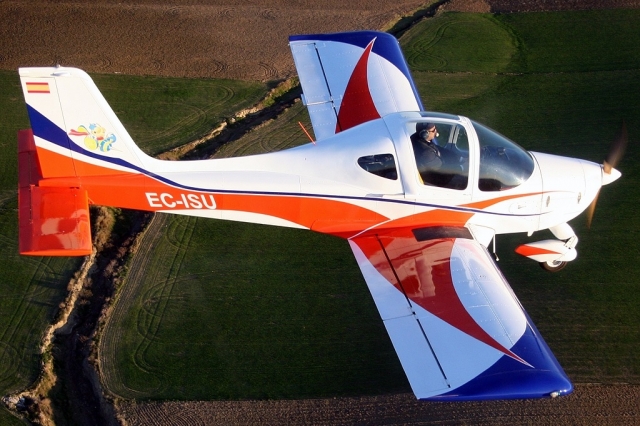  Volo aereo sulla campagna segoviana 