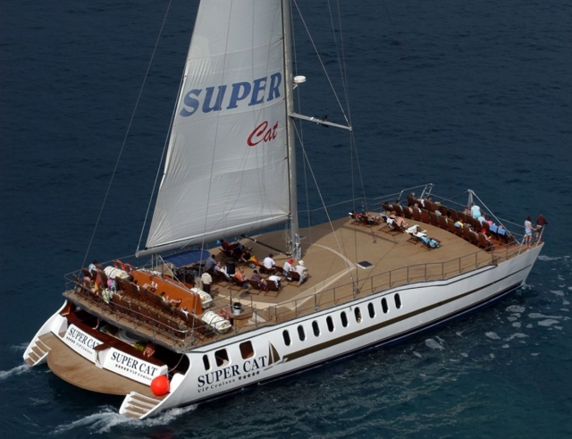  Auf dem Boot warten auf das Erscheinen der Wale 