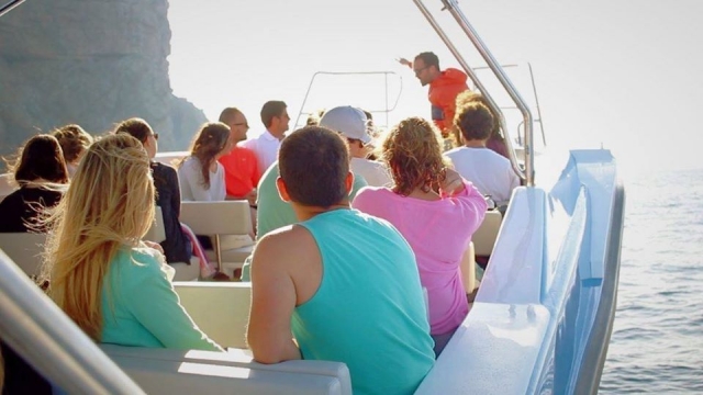 Rutas marítimas por el norte de Menorca
