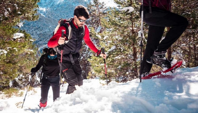  Snowshoe excursion in Siete Picos 