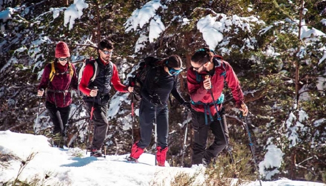  Smith's Trail with snowshoes 