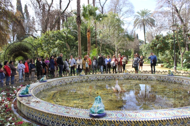 Estanque en el parque
