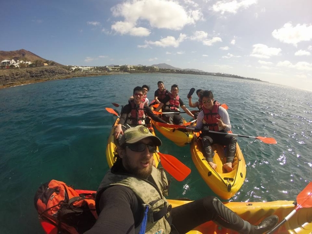 Tour en kayak por Lanzarole