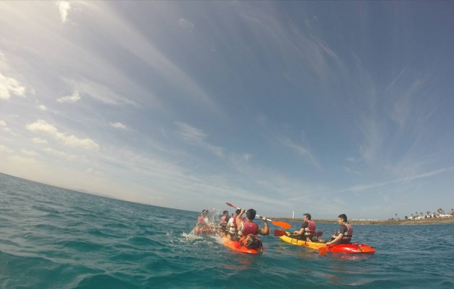 Tour en kayak por la playa de Timanfaya