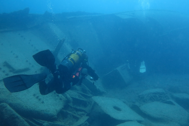  Diving tour around the wrecks of Mogan 