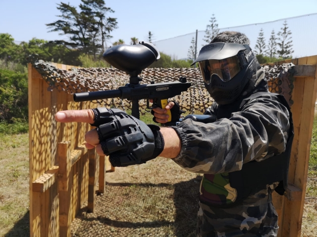 Partida gotcha 100 bolas en Getares