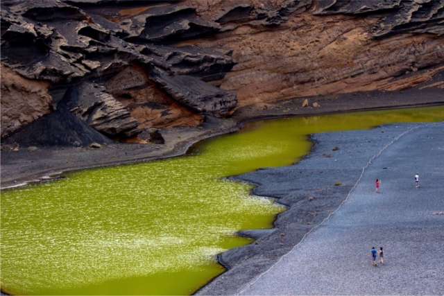  Lagoon with green tones in the Gulf 