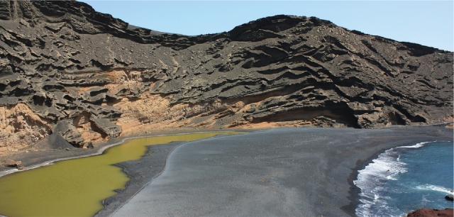 View of the Gulf of Lanzarote 