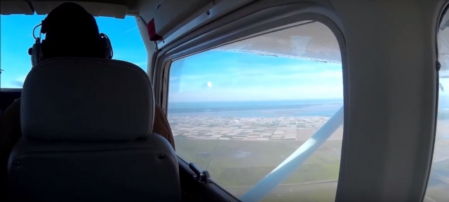 Flug über Cádiz 