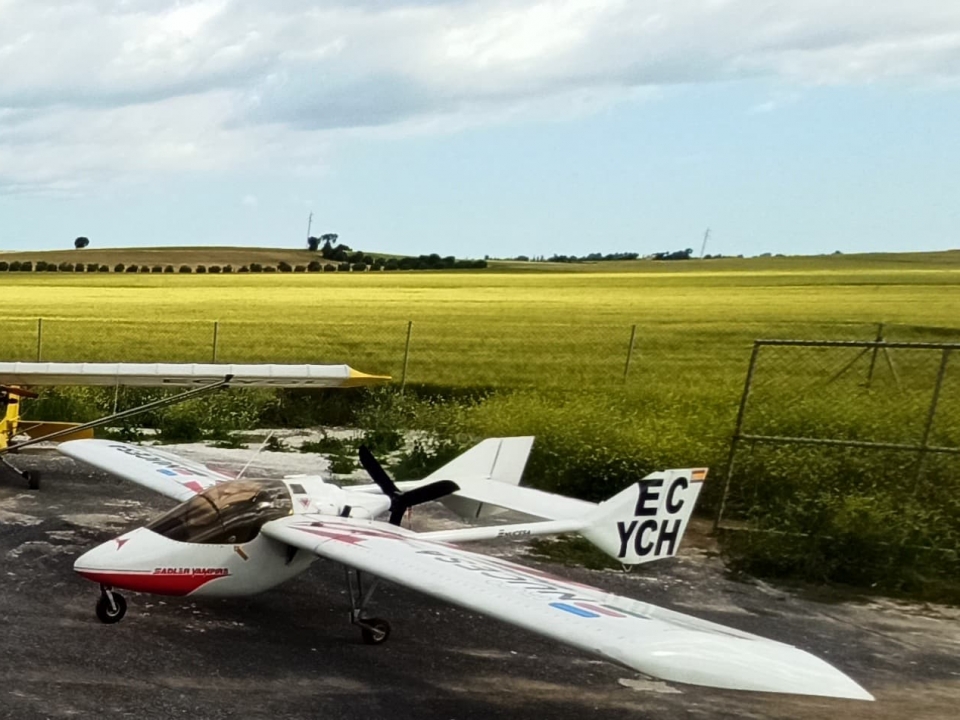  Flugzeugflug über Cadiz