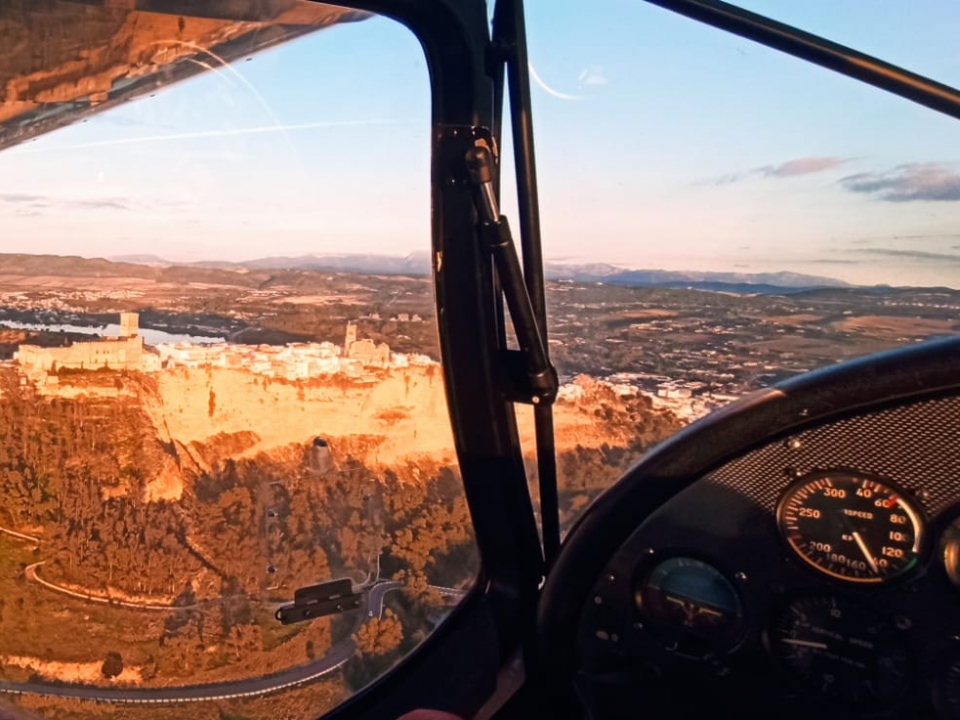  Flugzeug über Jerez de la Frontera 