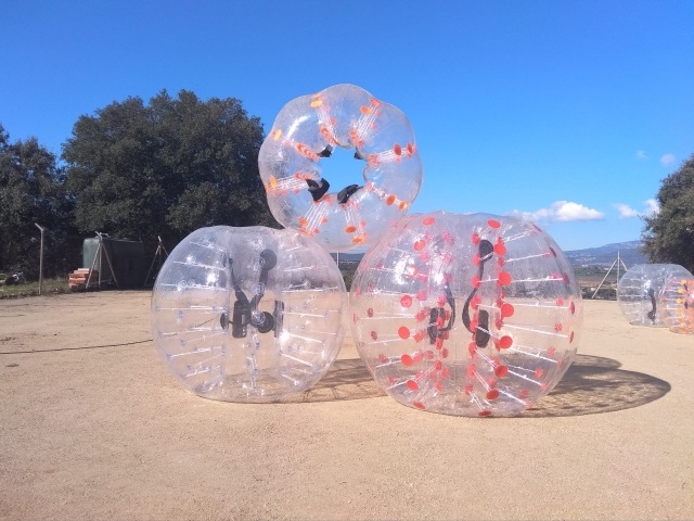 Zorbing en Caldes