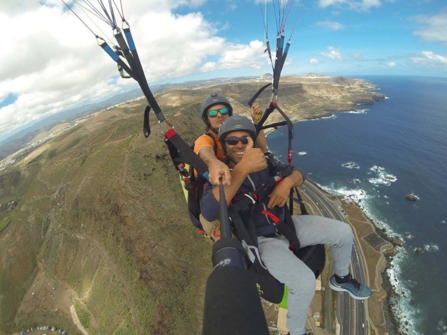 Vuelo en parapente Las Palmas