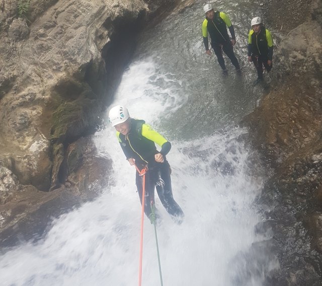  Üben Sie Canyoning in Sima del Diablo 