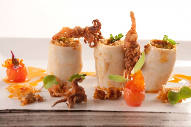 Tapa con productos del mercado