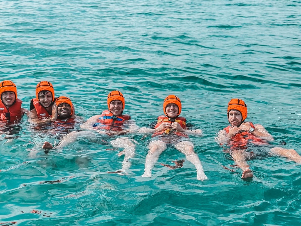  in the water