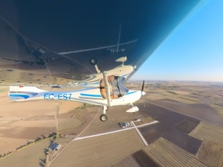Flugstrecke entlang der Küste von Cádiz 40 Minuten