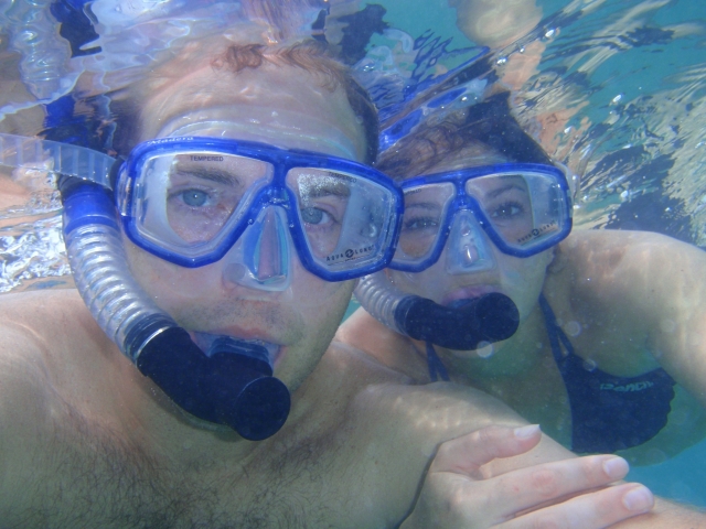  Unter Wasser mit Schnorchelausrüstung 