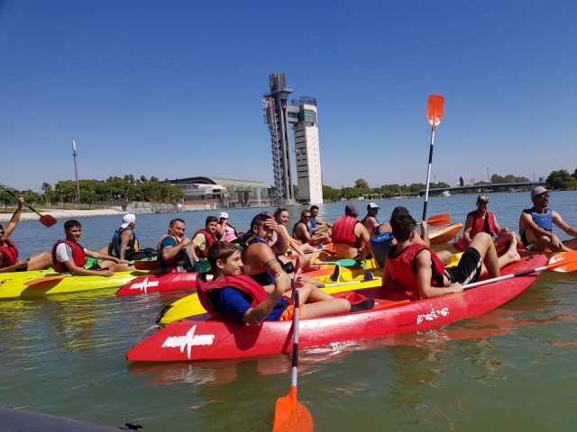 Tour in kayak doppio di Siviglia 