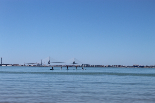Un paraíso en Rota para disfrutar del SUP