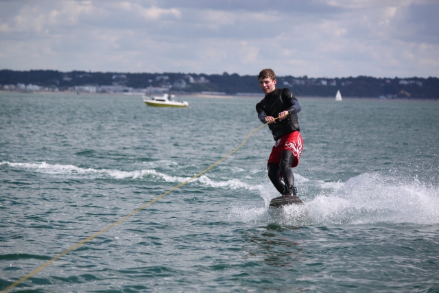 Sesión de wakeboard en Málaga