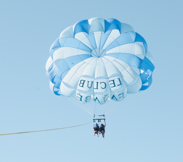  Fliegen mit Parascending auf den Kanarischen Inseln 