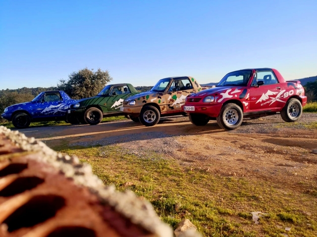 Todo preparado para la ruta en 4x4