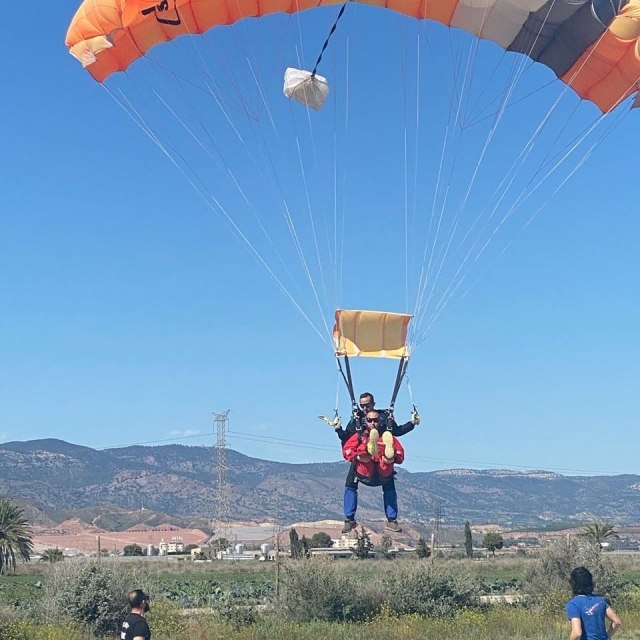  Atterrissage avec le parachute 