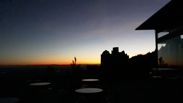  From the cafeteria of the Loarre Castle 