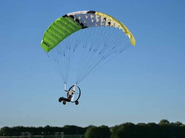  Pendant le vol en paramoteur 