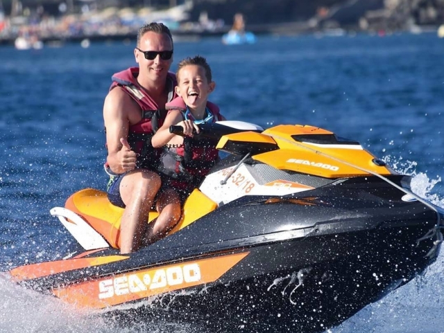 Rota de jet ski 