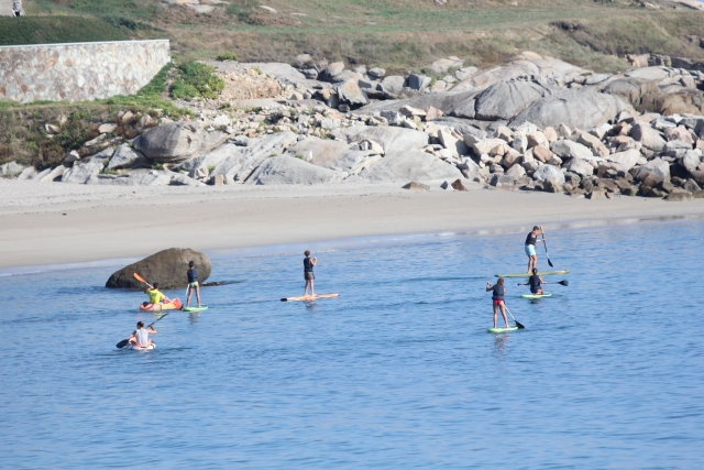  Paddle surf route with friends