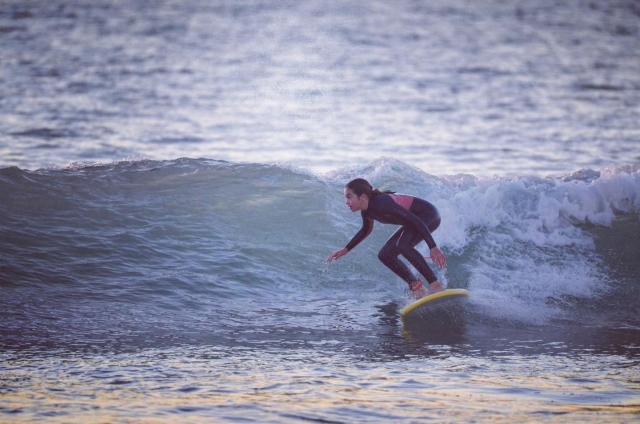Aluma de surf en La Barrosa