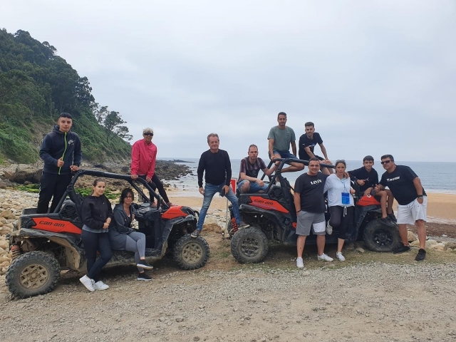  Two-seater buggies on the coast of Asturias 