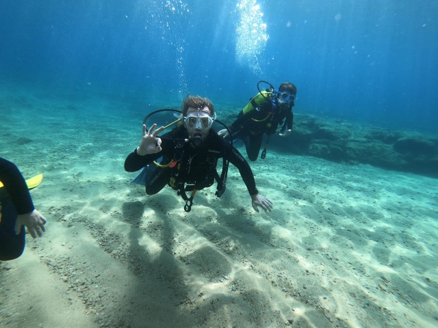 Inmersion en el curso de buceo