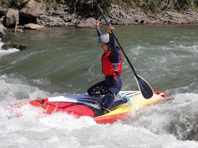 Descenso de paddle surf river en el río Garona, 4h