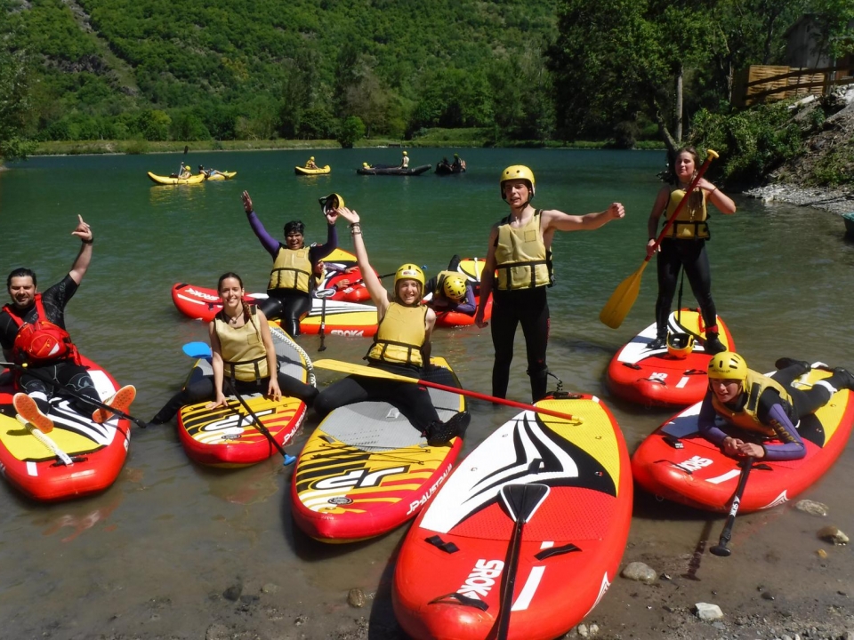 Garona River in Paddle Surf 