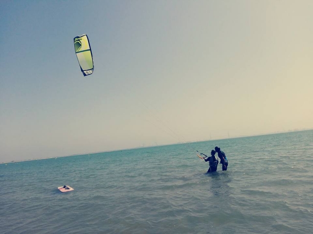  Learning kitesurfing in El Puerto 