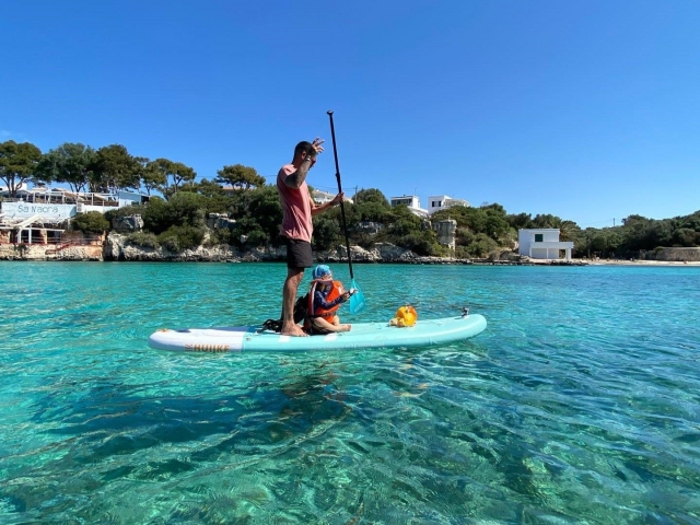 Ruta de paddle board en Menorca