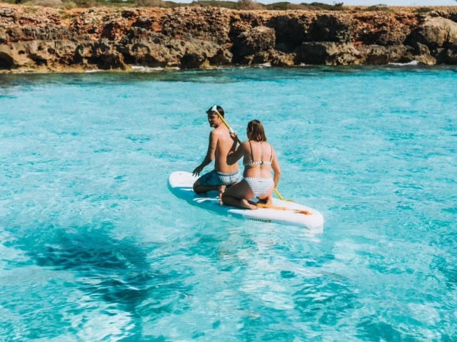 Paddle board en la costa mediterránea