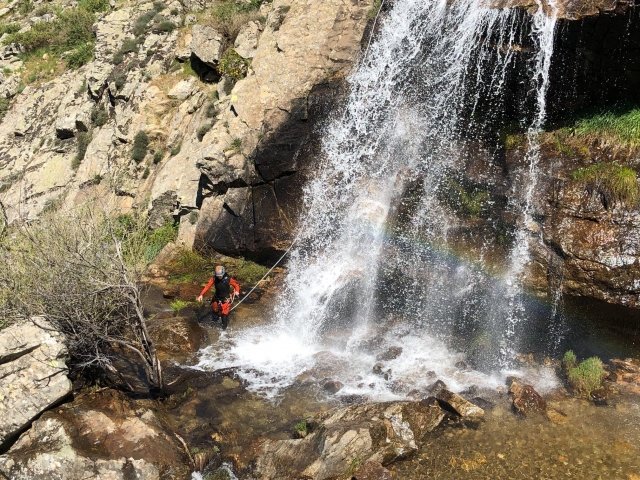  The great waterfall of the Somosierra ravine 