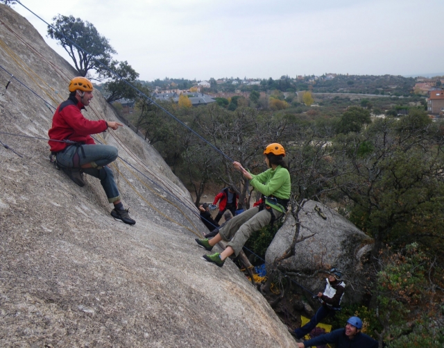 Climbing in Somosierra