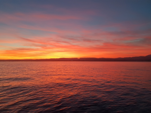  Dusk at sea 