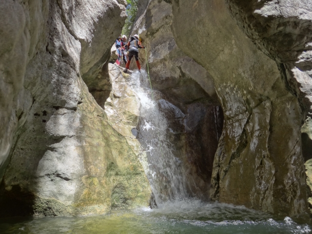  Rappelling in the ravine 