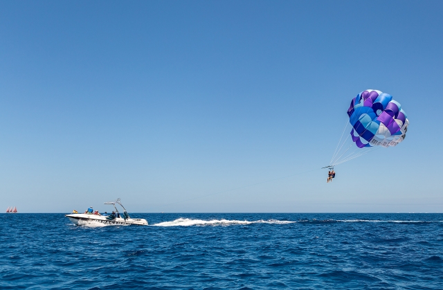 Parasailing a Gran Canaria 