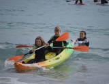 Double kayak and paddle rental in El Campello 1 hour